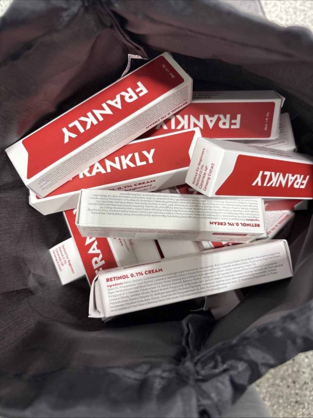 Frankly Retinol 0.1 Cream 20ml, Wrinkle Repair, Anti-Aging, Fine Lines 10PC